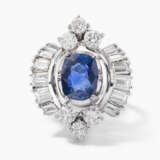 Saphir-Diamant-Ring - фото 1