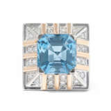 Aquamarin-Diamant-Collier mit passendem Ring - фото 3