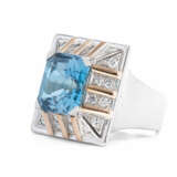 Aquamarin-Diamant-Collier mit passendem Ring - фото 4