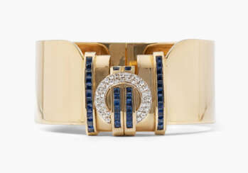 Brillant-Saphir-Armband