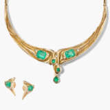 Smaragd-Collier mit passendem Ohrschmuck - Foto 1