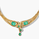 Smaragd-Collier mit passendem Ohrschmuck - Foto 2