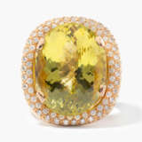 Lemoncitrin-Brillant-Ring - photo 1
