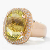 Lemoncitrin-Brillant-Ring - photo 2
