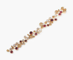 *Turmalin-Mondstein-Bracelet