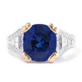 Exzellenter Burmasaphir-Diamant-Ring - Foto 1