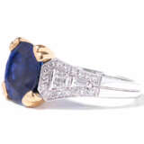 Exzellenter Burmasaphir-Diamant-Ring - Foto 2