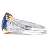 Exzellenter Burmasaphir-Diamant-Ring - Foto 3