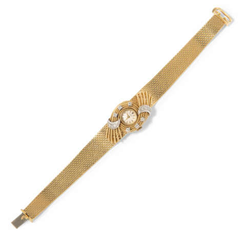 Universal Diamant-Damenarmbanduhr, um 1960 - фото 2