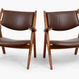 Hans J. Wegner, 1 Paar Sessel "Sawbuck - CH28" - Foto 1
