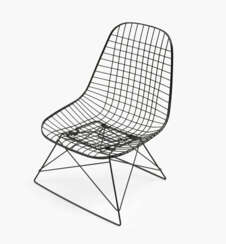 Charles & Ray Eames, Stuhl "Wire Chair" auf "Low Rod Base"