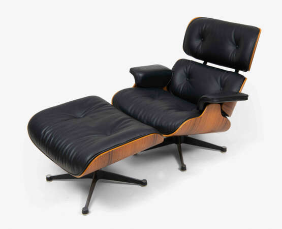 Charles & Ray Eames, Lounge Chair "670" mit Ottoman "671" - Foto 1