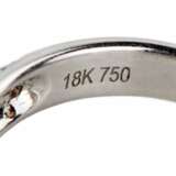 White gold ring with diamonds. Diamonds 21th century - photo 8