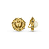 SEAMAN SCHEPPS CULTURED PEARL, MULTI-GEM AND DIAMOND EARRINGS - Foto 3