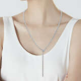 CARTIER DIAMOND AND WHITE GOLD 'DRAPERIE DE DÉCOLLETÉ' NECKLACE - Foto 2