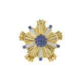 TIFFANY & CO. TWO MULTI-GEM AND DIAMOND BROOCHES AND UNSIGNED BROOCH - фото 3
