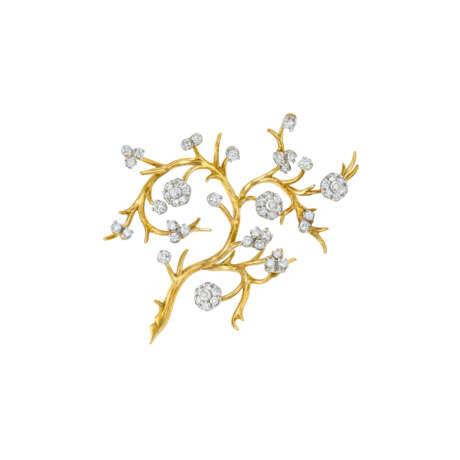 TIFFANY & CO. TWO MULTI-GEM AND DIAMOND BROOCHES AND UNSIGNED BROOCH - фото 5