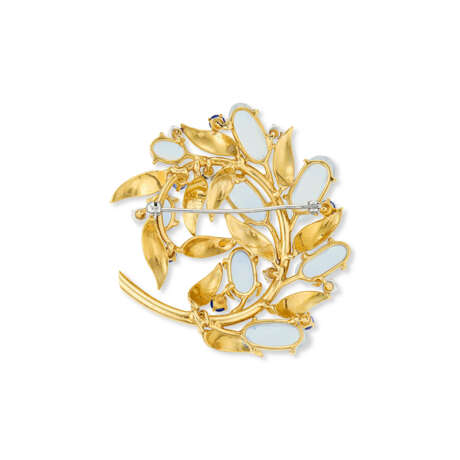 TIFFANY & CO. TWO MULTI-GEM AND DIAMOND BROOCHES AND UNSIGNED BROOCH - фото 8