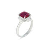 RUBY AND DIAMOND RING - photo 1