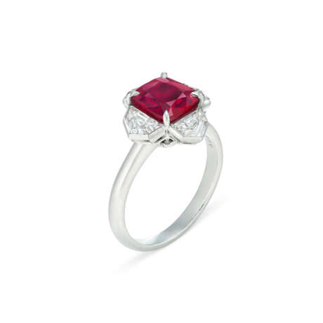 RUBY AND DIAMOND RING - photo 1