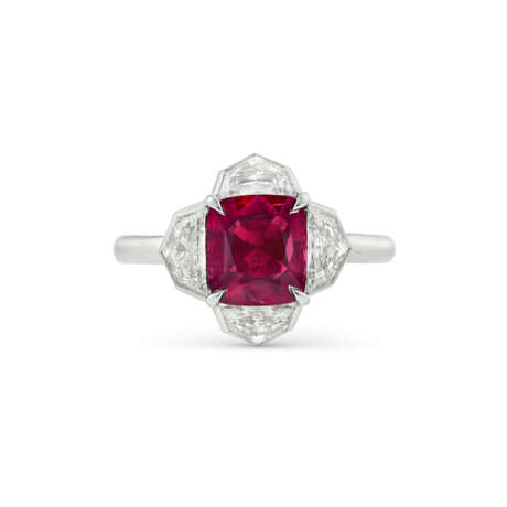 RUBY AND DIAMOND RING - photo 4
