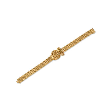 TIFFANY & CO. GOLD KNOT BRACELET-WATCH - Foto 1