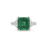 EMERALD AND DIAMOND RING - Foto 4