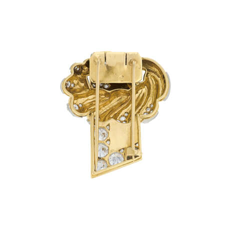 SUZANNE BELPERRON DIAMOND AND GOLD CLIP-BROOCH - photo 3