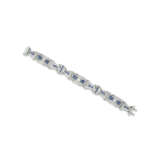 WASILKOFF & SONS ART DECO SAPPPHIRE AND DIAMOND BRACELET - photo 3