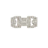 CARTIER ART DECO DIAMOND BROOCH - фото 1