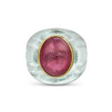 TOURMALINE AND AQUAMARINE RING - Foto 4