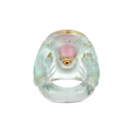TOURMALINE AND AQUAMARINE RING - Foto 5
