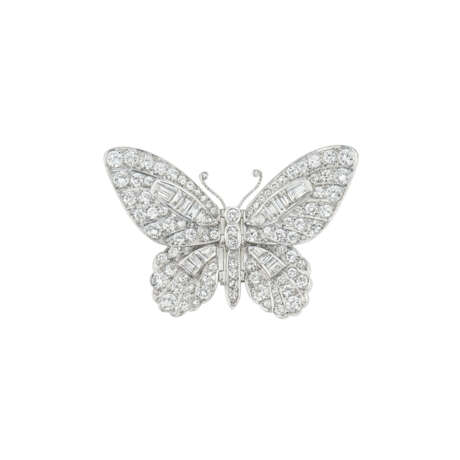 CARTIER DIAMOND BUTTERFLY BROOCH - photo 1