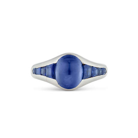 ART DECO SAPPHIRE RING - photo 4