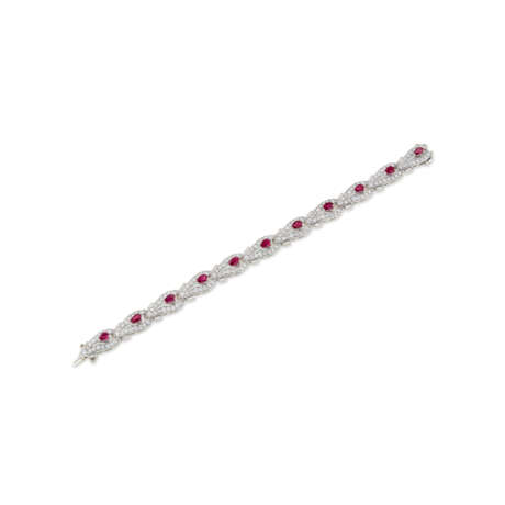CARTIER RUBY AND DIAMOND BRACELET - photo 1