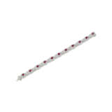 CARTIER RUBY AND DIAMOND BRACELET - photo 1