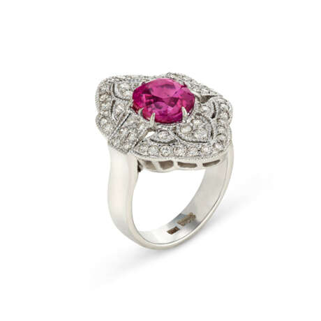RUBY AND DIAMOND RING - Foto 1
