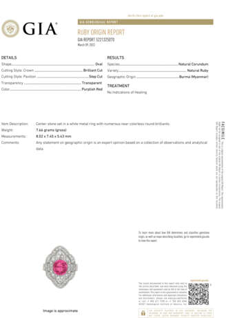 RUBY AND DIAMOND RING - Foto 3