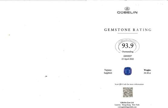 SAPPHIRE AND DIAMOND RING - photo 5