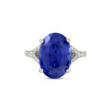 SAPPHIRE AND DIAMOND RING - photo 4
