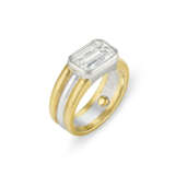 DIAMOND AND GOLD RING - photo 1