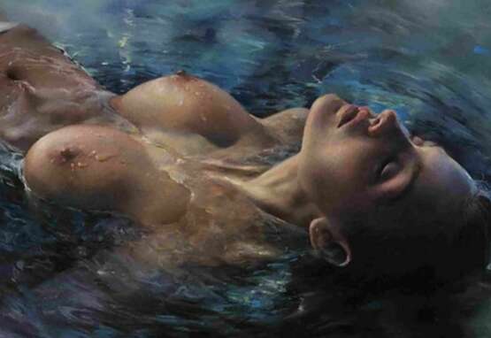 Kirillova Julia Nude Pastel Painting 21st Century. Paper 21th century - photo 2