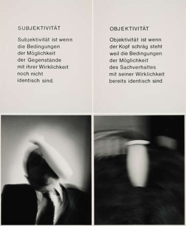 Anna & Bernhard Blume. Subjektivität / Objektivität - photo 1