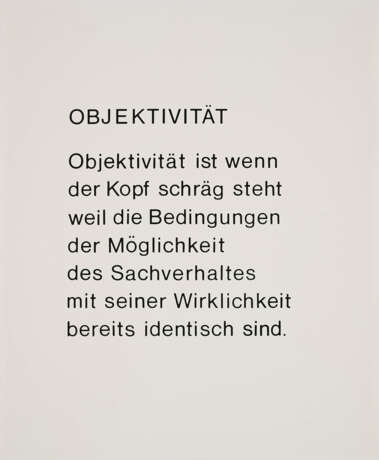 Anna & Bernhard Blume. Subjektivität / Objektivität - photo 3