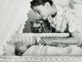 Richard Avedon. Audrey Hepburn with Sean
