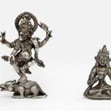Boddhisattva und Ganesha aus Silber - Foto 1