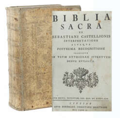 Castellionis, Sebastiani Biblia Sacra, Leipzig, Be…
