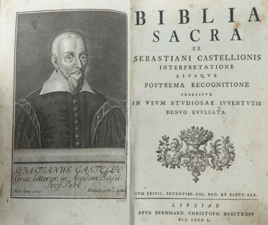 Castellionis, Sebastiani Biblia Sacra, Leipzig, Be… - photo 3