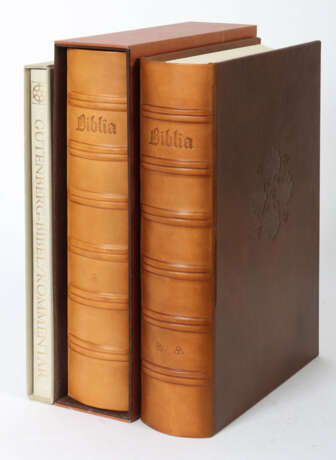 Gutenberg-Bibel farbige Vollfaksimile-Ausgabe, Mün… - photo 3