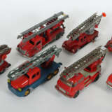 7 Feuerwehr-Leiterwagen 1960-70er Jahre, 1x GÖSO, … - Foto 1
